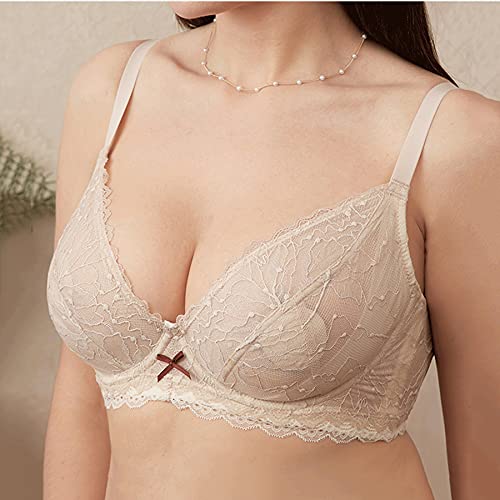 Soutien-gorge à armatures WENJUN avec couverture complète en dentelle non doublée - 2
