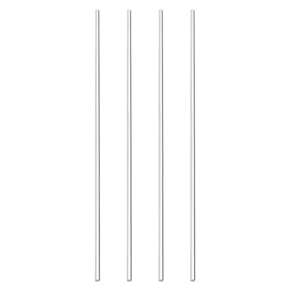Sourcingmap 2 Aste Tonde In Acrilico Trasparente Bianco - Diametro 10 Mm, Lunghezza 250 Mm, Per Hobby E Modellismo - 3