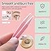 Hodyludy Soft Contact Lens Insertion and Removal Tool, Tweezer with Soft Tip, Portable Contact Lens Case Set for Girls with Long Nails, Gift for Contact Lens User