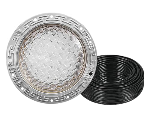 Life-Bulb - 10 Inch Intelli Color Pool Light for Inground Pool - 120V - 100 Ft Cord - Swimming Pool Light Fixture, LED Lights - Replacement for Pentair IntelliBrite 5G - Lifetime Replacement Program
