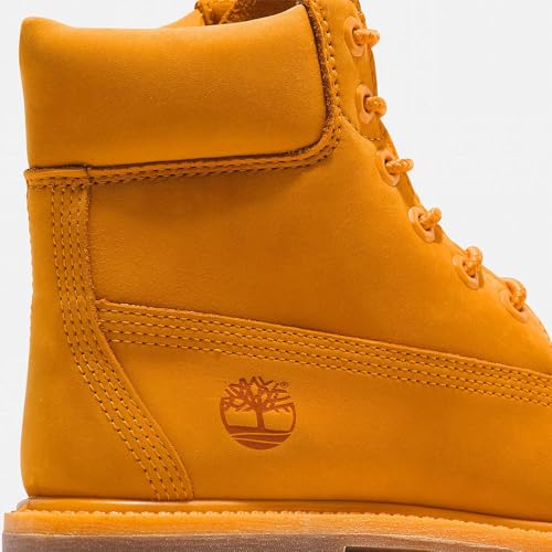 Timberland Timberland Women's 50th Anniversary Edition 6-Inch Waterproof Fashion Boot, Medium Orange Nubuck, 6.5