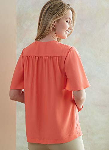 Butterick Pattern B6688 Misses' Top, White, Various - Image 4