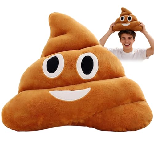 CLIUNT Oreiller en peluche en forme de , article de farce, coussin émoticône, coussin émoticône, 30 cm, jouet décoratif mignon, cadeau pour amis