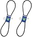 2 Pack Stens 265-605 OEM Replacement Belt Fits Toro 117-7648