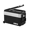 ICECO JP40 Pro 12 Volt Car Refrigerator, Portable Fridge Freezer for Camping, Car Fridge Powered by SECOP, 12V refrigerator for Car & Home, DC 12/24V, AC 110/240V, Multi-directional Lid