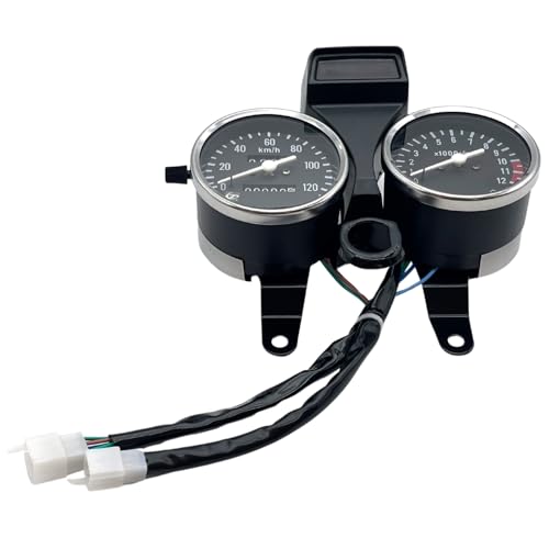 RiNan. 社外品 バイク スピードメーター タコメーター 機械式 スズキ gn125