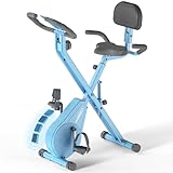 CHAOKE フィットネスバイク エアロバイク 家庭用 静音 折りたたみ 16段階負荷調整 トレーニングバイク 心拍数計測 アップグレード版 室内バイク コンパクト収納 タブレットホルダー・快適サドル付き 組立簡単 耐荷重160kg 日本語説明書付き