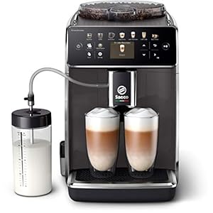 Saeco GranAroma Espressomachine – 14 Koffievariaties – 4 Gebruiksprofielen – Kleurendisplay – Dubbele Espresso…