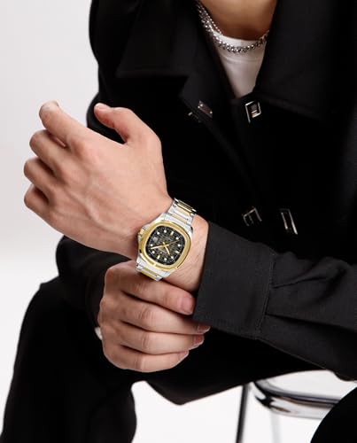 Image of NAVIFORCE NF9240 Square Unique Temperament Strap with dial Analog Watch