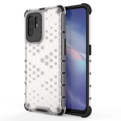 Image of Prime Retail Hard PC Back Case Cover for Oppo F19 Pro Plus Anti Slip Ultra Thin Shockproof Reinforced Corners (Transparent)