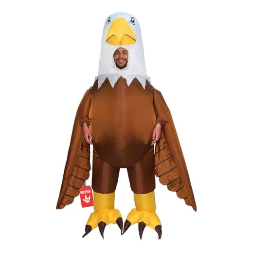 Morph Disfraz Hinchable Aguila Adulto, Disfraz Aguila Adulto, Disfraz Inflable Aguila Adulto, Disfraz Pajaro Adulto, Traje Aguila Adulto, Disfraz Animal Adulto, Disfraz Carnaval Adulto Talla Unica