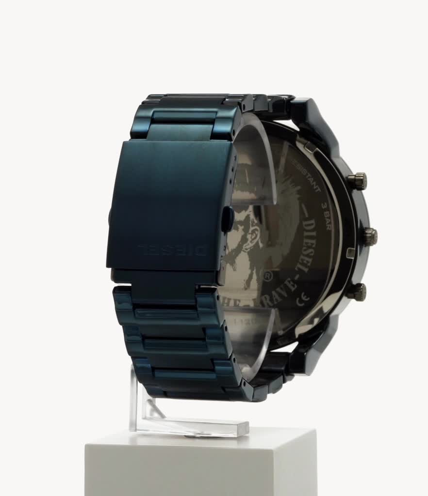 Diesel Orologio Uomo Mr. Daddy 2.0 DZ7486, Cronografo Al Quarzo, Cassa 57 Mm, Bracciale Bicolore Acciaio, Resistente 30m