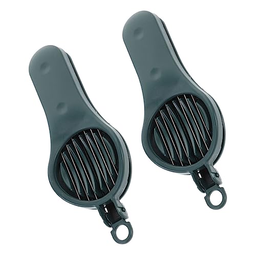 KICHOUSE 2-piece Cherry Slicer Pitter Set Manual Cherry Core Remover Small Fruit Slicer Metal Kitchen Tool