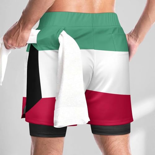 Luxembourg Flag Men's Summer Casual Shorts Holiday Beach Shorts Relaxed Fit for Men Swimming Trunks3