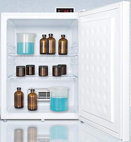 Summit Compact Refrigerator for General Purpose Use in Medical Facilities - White Mini Fridge- FF28LWHGP on Fridge.com