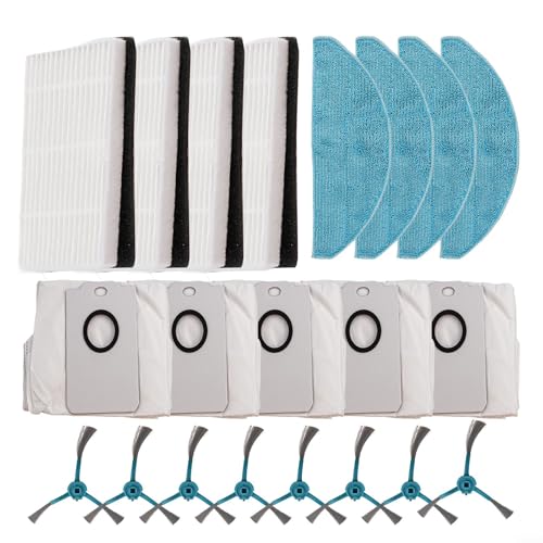 Kit de repuesto para Conga 7490 8290 para Ultra For Power - Para X-Treme para Immortal - 3 filtros+4 paños de fregona+5 bolsas de polvo + 8 cepillos laterales, accesorios de limpieza