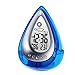 Jamal Alarm Clock Water Power Digital Weather Station Time Humidity Large LCD Display and Temperature Measurement Environmental Technology for Indoor Office Home (Blue)