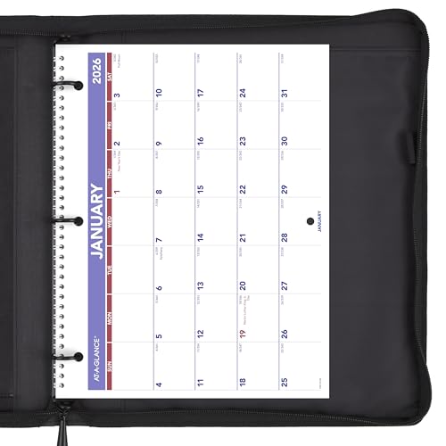 at-a-glance 2026 wall calendar 8534 x 1134 small unruled blocks monthly pm1702826