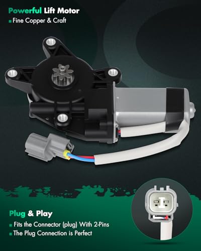 Image of SCITOO Power Window Lift Motor 2009 for Dodge Charger,2007 for Hyundai for Elantra,2010 for Hyundai for Elantra,2007 for Land Rover Range Rover Sport 742-816,Front Right and Rear Right