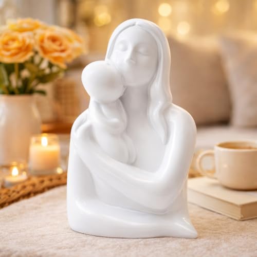 Image of CraftVatika Home Decor Mother Child Showpiece,Home Decoration Items for Living Room, Baby Mother Gift for Couple, Living Room Decoration Items,Office Desk Decorative Items,Gift for Women