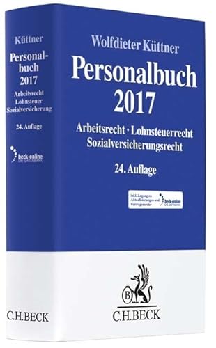 Preisvergleich Produktbild Personalbuch 2017: Arbeitsrecht, Lohnsteuerrecht, Sozialversicherungsrecht