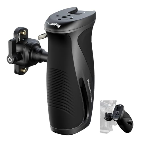 Amazon | SmallRig プッシュボタン式回転式サイドハンドル（NATO