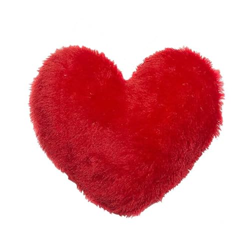 Image of Red Heart Pillow | Ultra Soft Plush Stuffed Toy | Cute Hugging Pillow | Gift for Kids Boys Girls