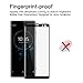 Sony Xperia XZ3 Screen Protector, Foluu Full Coverage 9H Hardness 3D Clear Anti-Fingerprint Bubble-Free High Responsivity Tempered Glass Screen Protector for Sony Xperia XZ3 Phone [2-Packs]