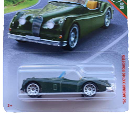 Matchbox 56 Jaguar XK140 Roadster Verde Oscuro miniatura 2