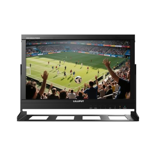 Image of LILLIPUT PVM160S-H-VBP-CC-NDI with V mount+ Case+ NDI 15.6 inch1200 Nits Broadcast Monitor, Full HD 1920x1080, HDMI 2.0 4K 60Hz & 3G-SDI Input /Loop Output, HDR, 3D LUT, Waveform, Vectorscope, False Color