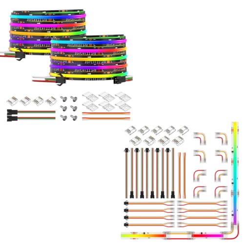 Tira LED RGB COB WS2811 32.8FT Kit con Conectores miniatura 1