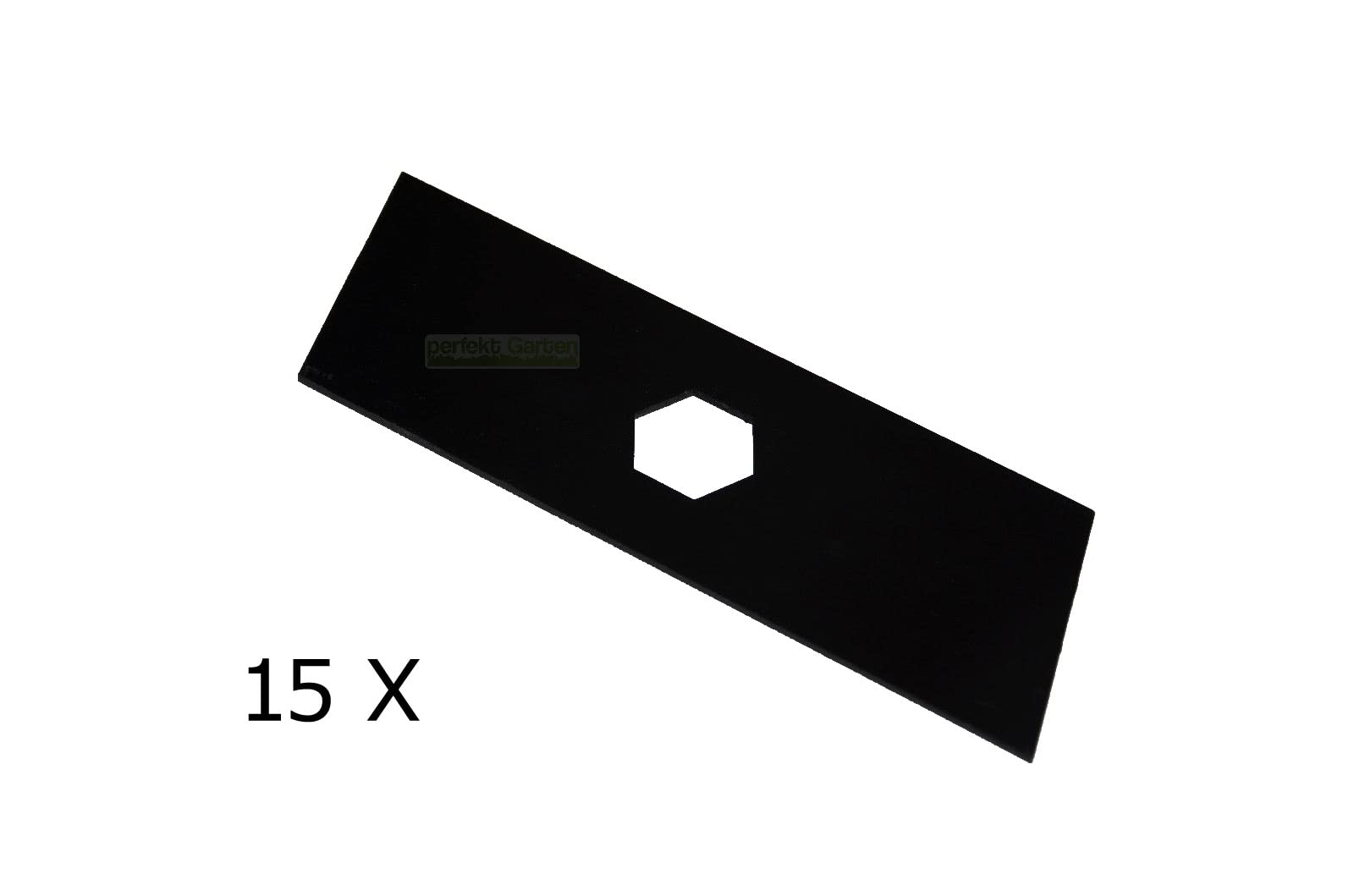 Juego de cuchillas de escarificador de 15 x 16,3 cm, compatible con escarificador SOLO E 516, B 518 -HQ de acero