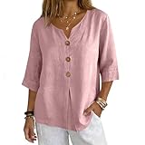 Damen Shirts Sommer,Meine Bestellungen Anzeigen 2025,Musselin Bluse Damen Kurzarm Sommerbluse Oversized Elegant V-Ausschnitt Tshirts Große Größen Leichte Hawaii Hemd Lässige Bluse Top