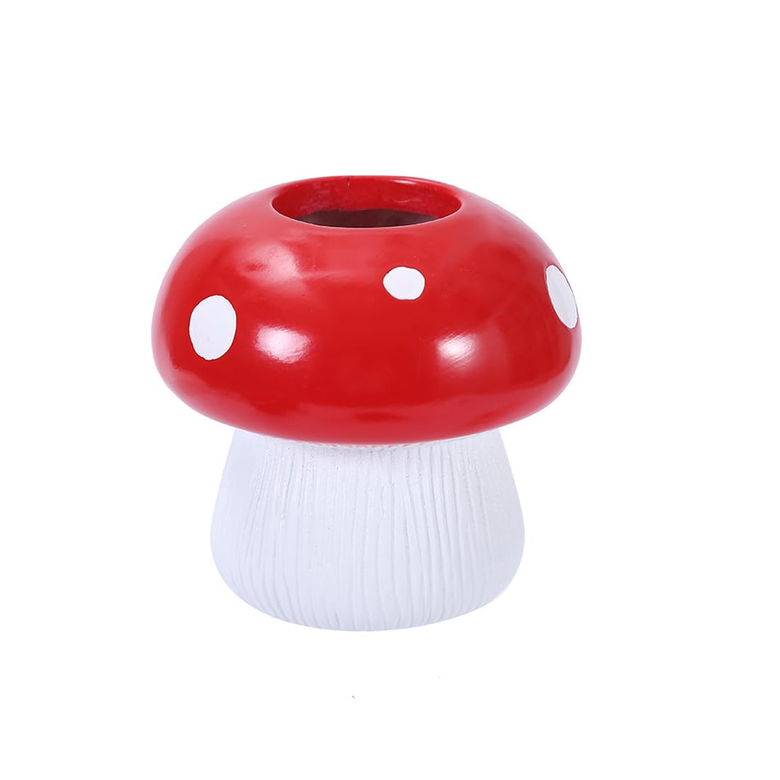 Amazon.co.jp: 赤いきのこ植木鉢、ラブリーフラワーマッシュルーム