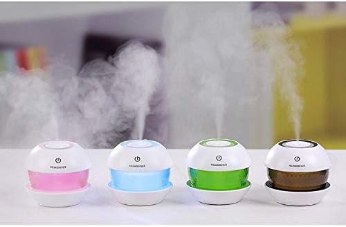 NP Magic Drill Humidifier USB Mini Humidifier Car Atomizer Ultrasonic Household Humidifier (Color : Pink)