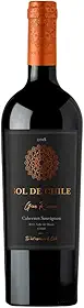Vinho Tinto Chileno Sol de Chile Gran Reserva Cabernet Sauvignon 750ml