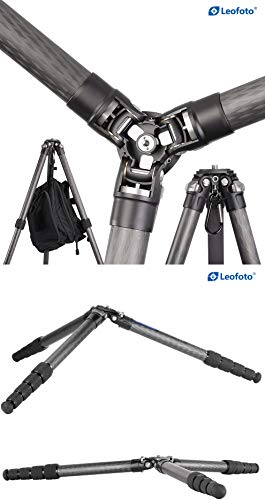 Leofoto Ls-365C Camo Cf Travel Tripod & Lh-40 Ball Head 5 Section Ranger Series Carbon Fiber #TOP4