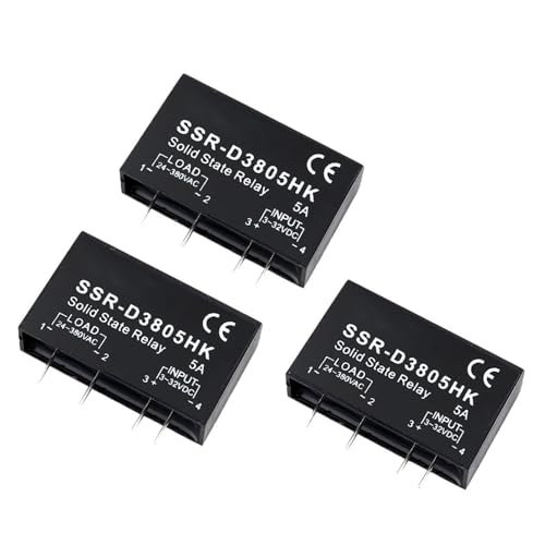 Relais statique SSR-D3803HK DC-AC broches 3A pour automatisme et PCB