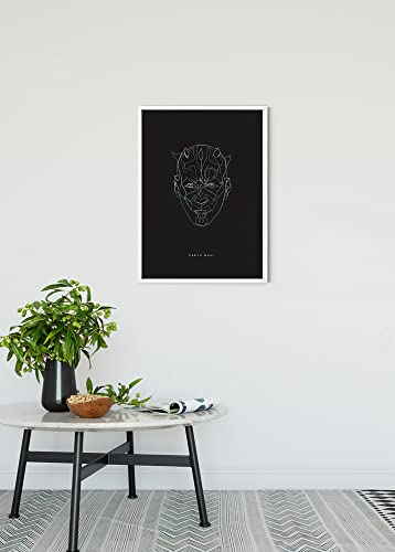 Póster de Star Wars Lines de Maul tamaño 50x70 cm para revivir el poder del Lado Oscuro 4