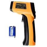 Industrial Infrared Thermometer (Not for Human), Non-Contact Digital Temperature Gun, Laser IR...