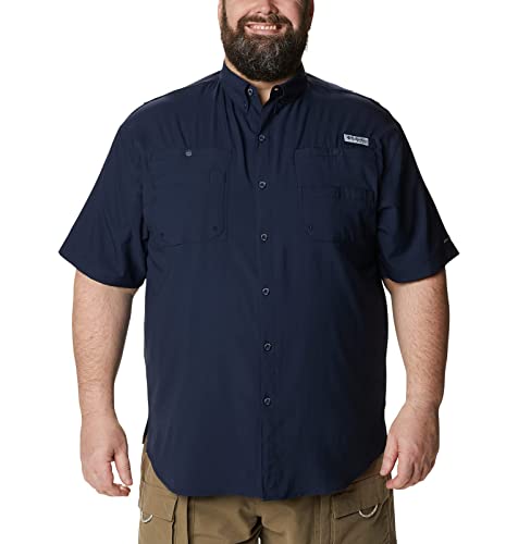 Chemise Tamiami II Columbia anti-transpiration pour homme actif en bleu marine
