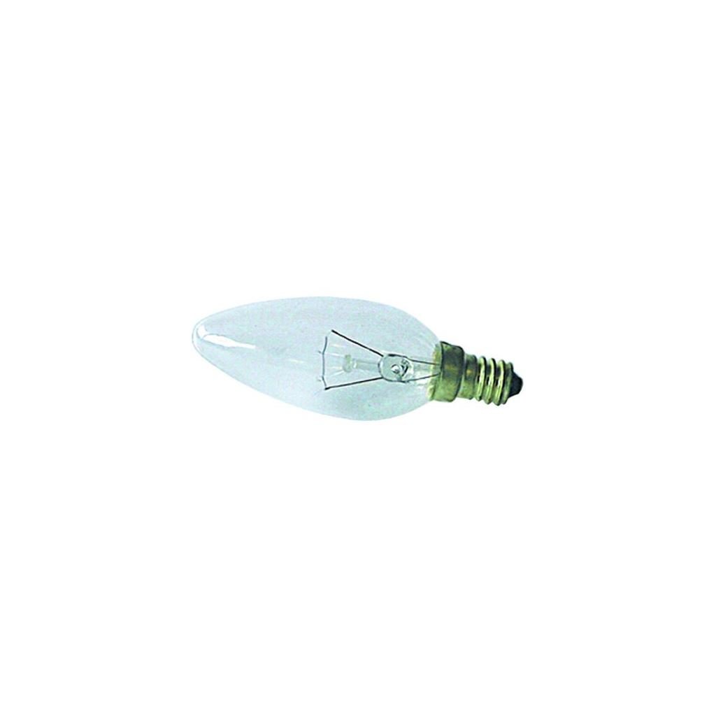 Yourspares Lamp C/Hood Candle Shape E14 40W