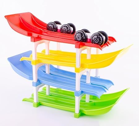Racer Ramp Toy with 2 Cars, 4 Level Toy Car Ramp Race Track includes Toy Cars, My First Baby Toys Toddler Race Car Ramp Toy Set is A Great Gift for Boys and Girls (B0D9H25VYB) Amazon Price History, Amazon Price Tracker