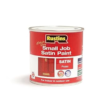 RUSTINS Small Job Satin Paint Poppy 250ml
