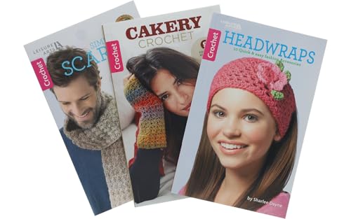 Leisure Arts Fun with Crochet Book Collection 3pc