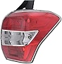 Evan-Fischer Tail Light Lens and Housing Compatible with 2014-202016 Subaru Forester Passenger Side