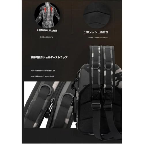 GERRBG フィッシングバックパック 3WAY防水モデル