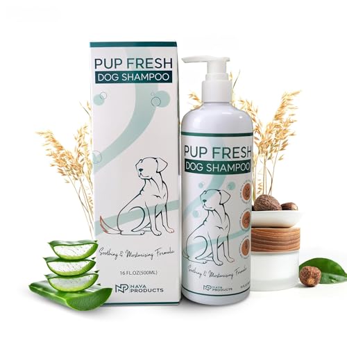 NP NAVA PRODUCTS Dog Shampoo with Oatmeal & Aloe Vera, Hypoallerg...