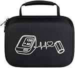 BOVKE Carrying Case Travel Bag Replacement for Omron 10 Series BP7450CAN BP7455CAN BP5450 BP5350 Platinum Blood Pressure Monitor Premium Upper Arm Cuff Digital Bluetooth Blood Pressure Machine, Black