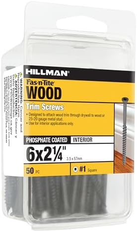 Die Hillman Gruppe 41906 Trim Schraube, 6 x 2–1/4-Zoll